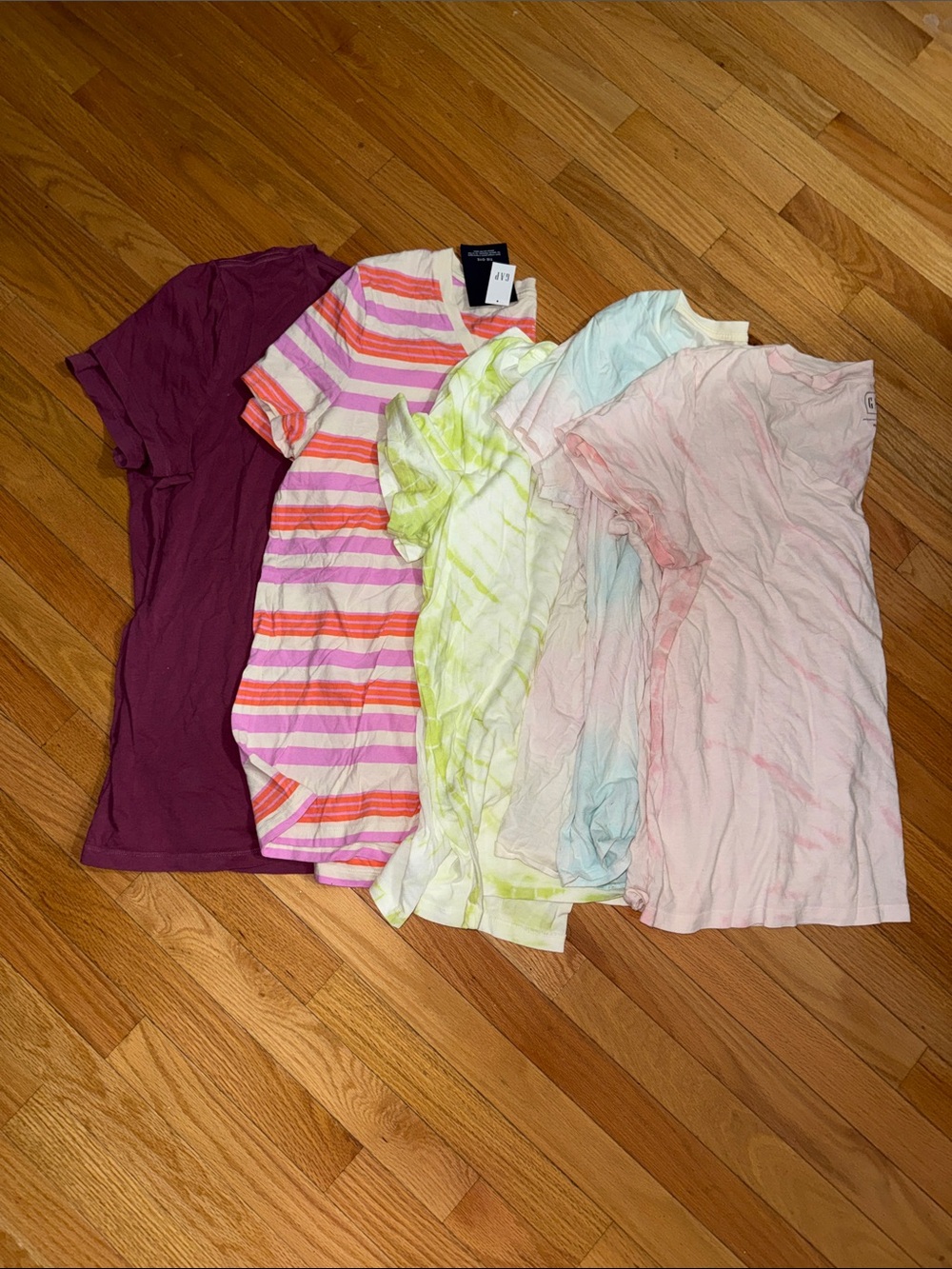 GAP❗️BUNDLE❗️Vintage T-Shirts Tie-Dye & Striped Short Sleeve Tee